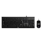 کیبورد و ماوس با سیم HP KM100 – ست کامل ۱۰۴ کلیدی با اتصال USB